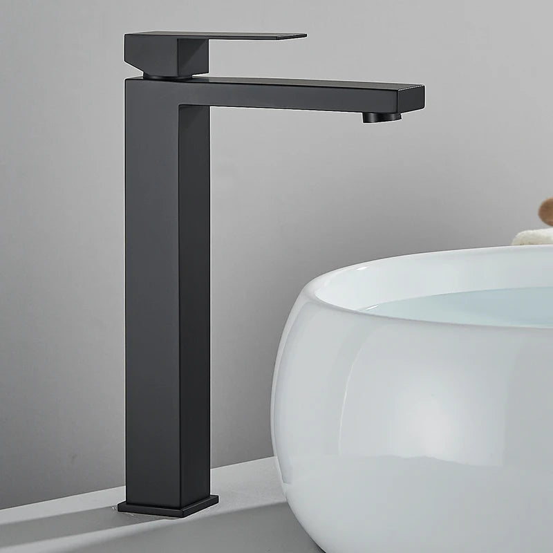 Robinet de Salle de Bain en Acier Inoxydable avec Contrôle d'Eau Chaude et Froide - Mitigeur Lavabo Pratique et Élégant 7