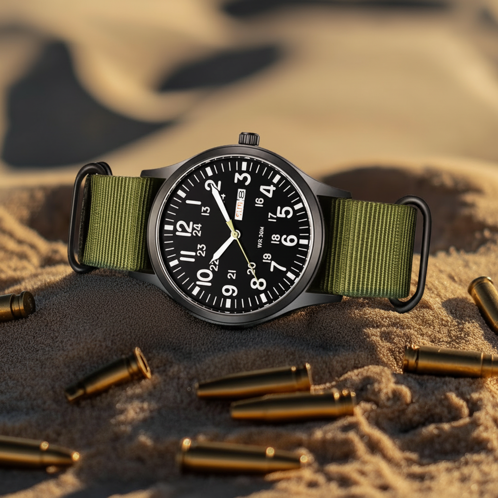 Durable Men's Outdoor Watch Waterproof Scratch-Resistant