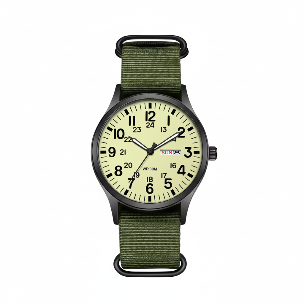 Durable Men's Outdoor Watch Waterproof Scratch-Resistant