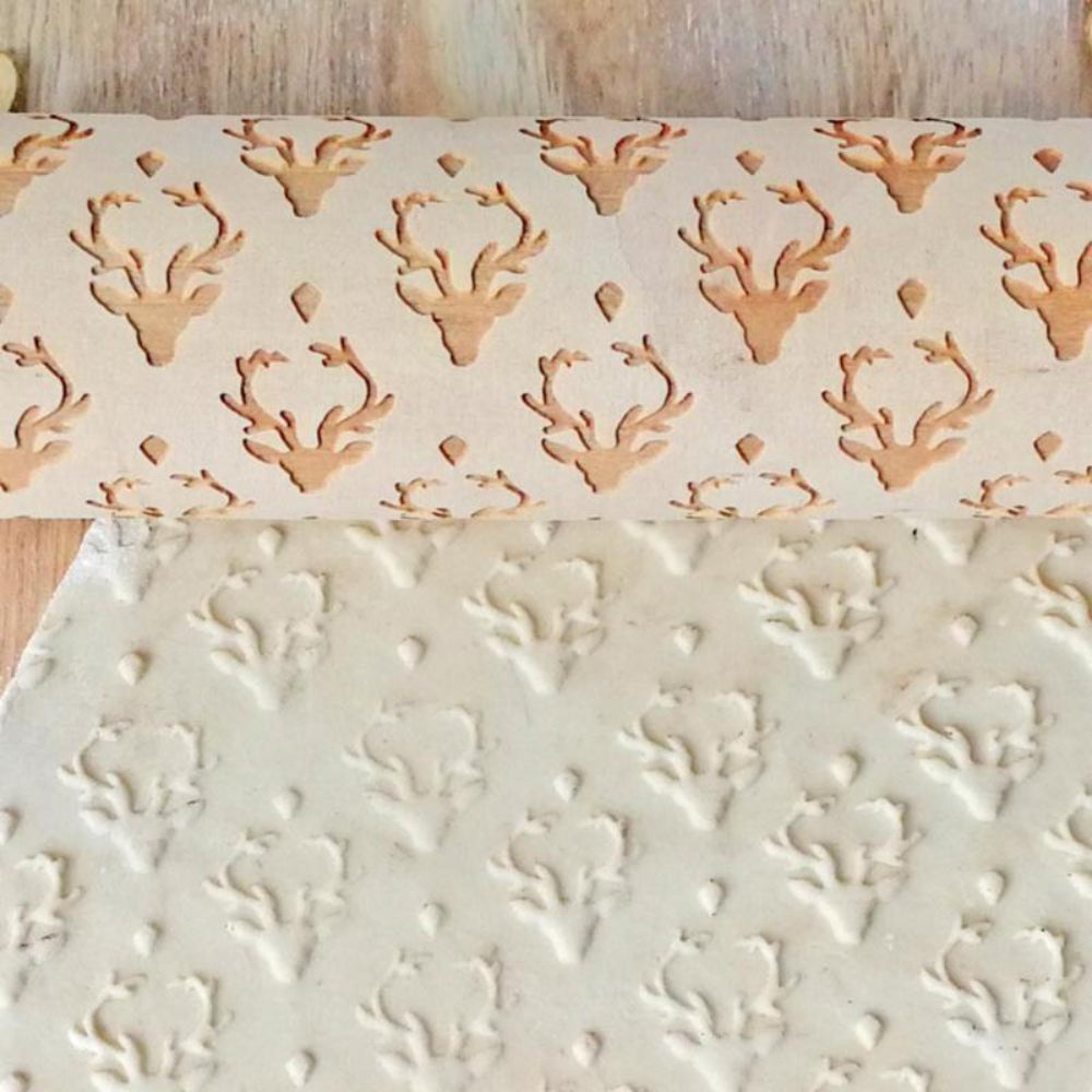 Mattarello Inciso per Biscotti di Natale Strumento per la Preparazione