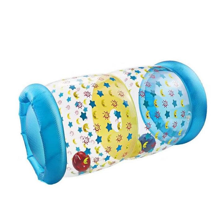 Rouleau Gonflable pour Bébé 6-12 Mois – Développement Moteur et Éléments Interactifs en PVC Sûr et Durable 3