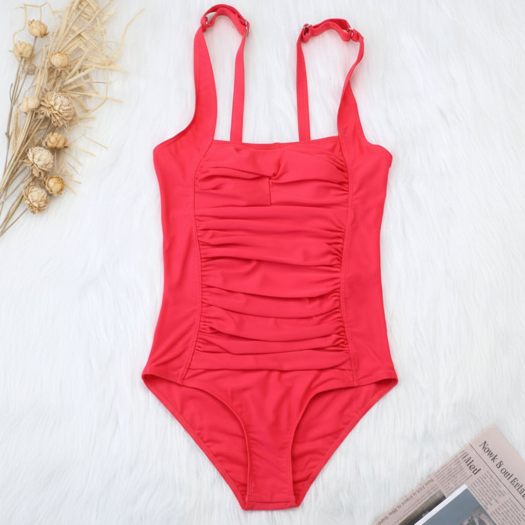 Badeanzug Damen Bauchkontrolle Push Up Figurformend