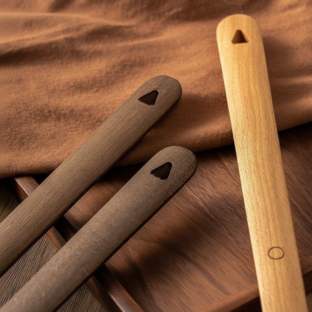 Shoe Horn Long Handle Wooden Dressing Aid Easy Shoe Wearing
