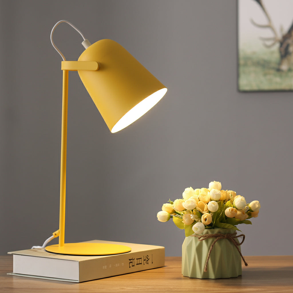 Table Lamp Modern Metal Desk Light Bedroom Office