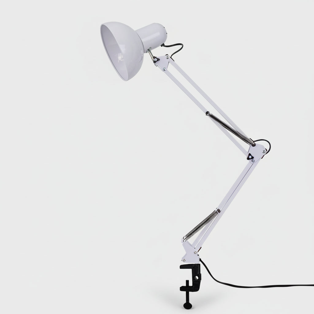 Desk Lamp Adjustable Metal Clamp Light Office Study