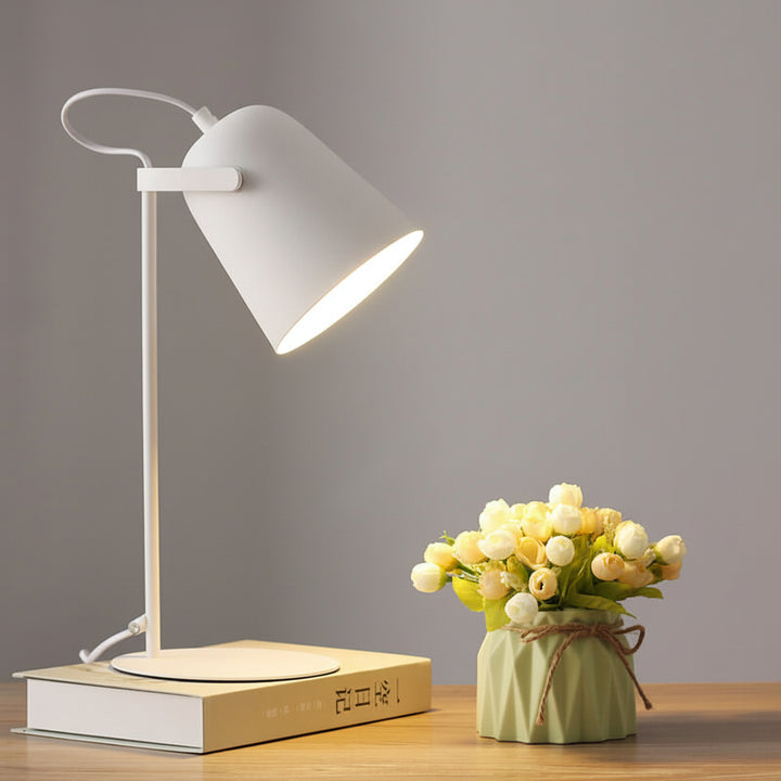 Table Lamp Modern Metal Desk Light Bedroom Office