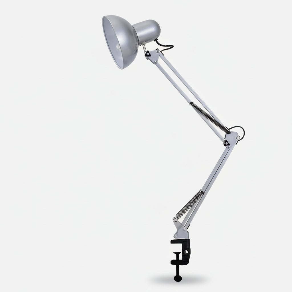 Desk Lamp Adjustable Metal Clamp Light Office Study