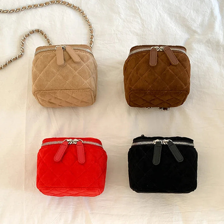 Sac Bandoulière Femme En Daim - Élégance Compacte Pour Toutes Occasions 5
