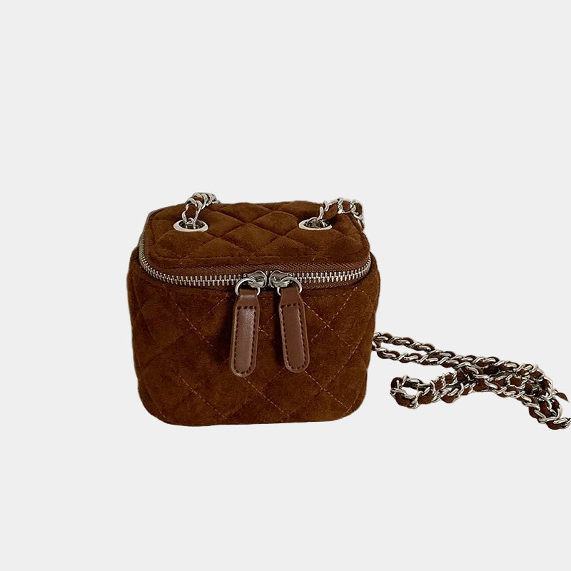 Sac Bandoulière Femme En Daim - Élégance Compacte Pour Toutes Occasions 7