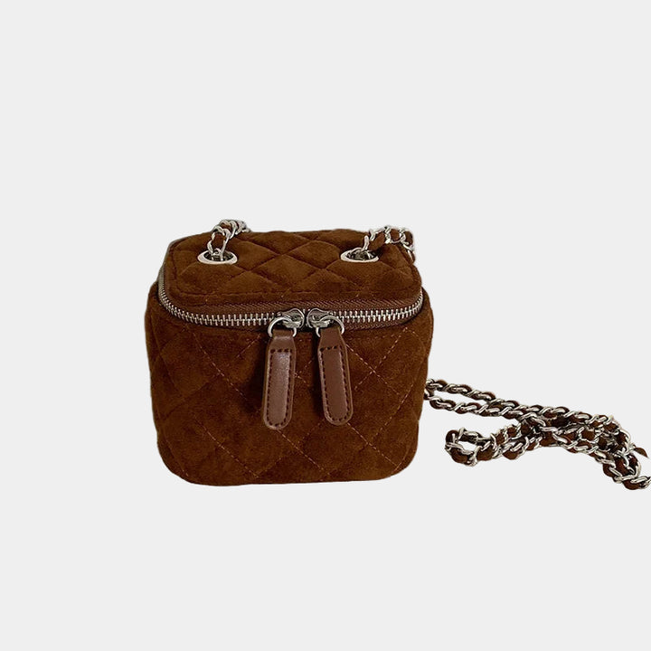 Sac Bandoulière Femme En Daim - Élégance Compacte Pour Toutes Occasions 7