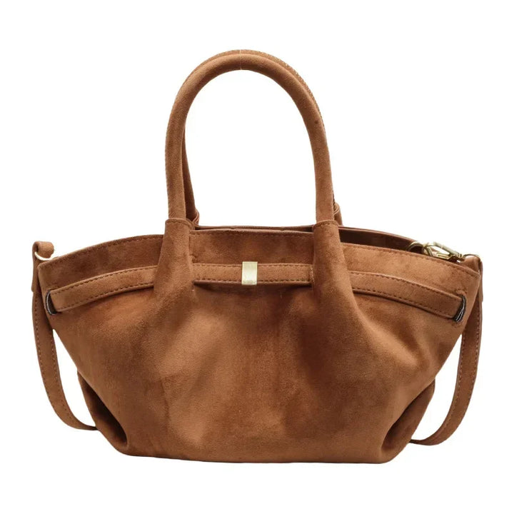 Sac Fourre Tout Femme En Daim Faux - Style Vintage Pratique et Élégant 5