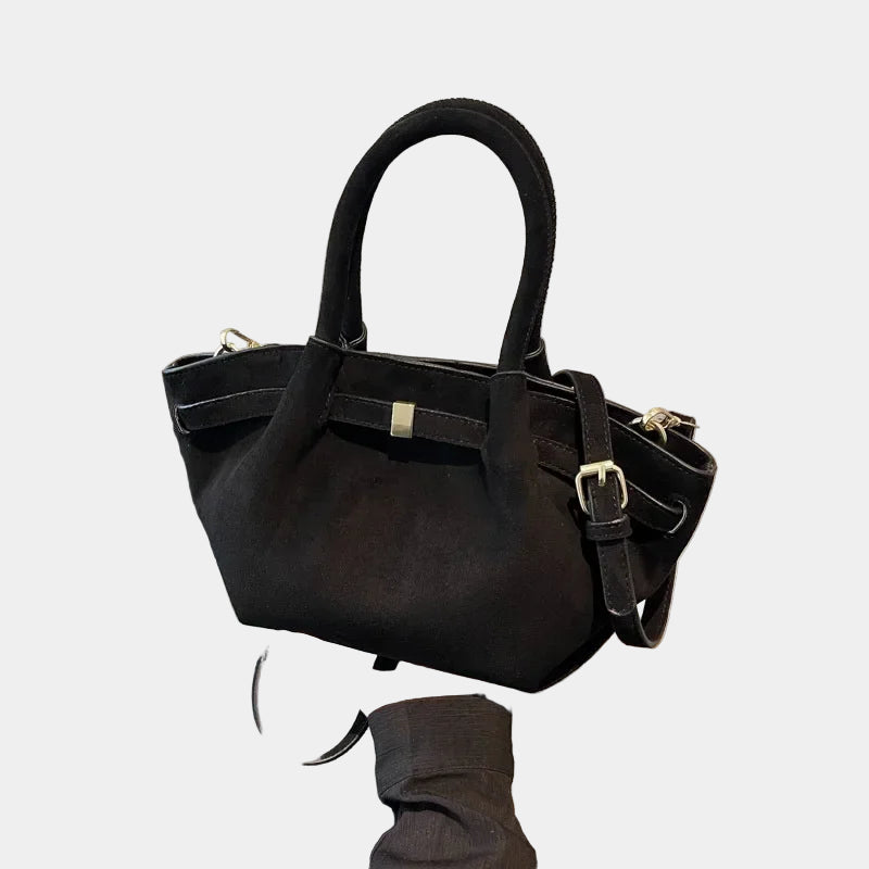 Sac Fourre Tout Femme En Daim Faux - Style Vintage Pratique et Élégant 6