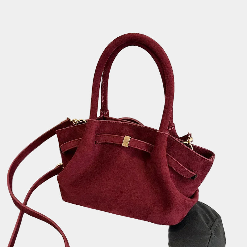 Sac Fourre Tout Femme En Daim Faux - Style Vintage Pratique et Élégant 8