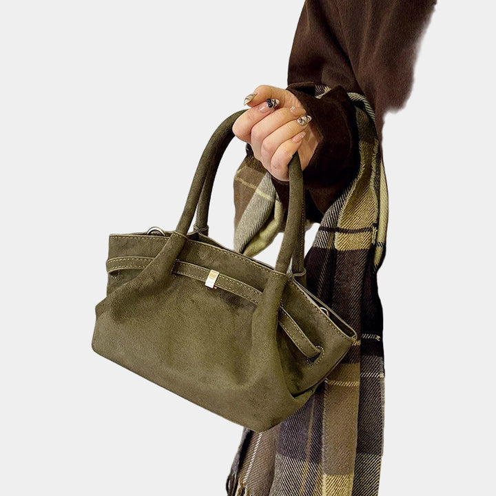 Sac Fourre Tout Femme En Daim Faux - Style Vintage Pratique et Élégant 9
