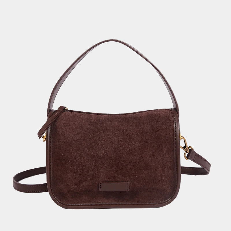 Sac à Main Femme en Cuir Rétro Daim - Sac Bandoulière Élégant et Pratique 6