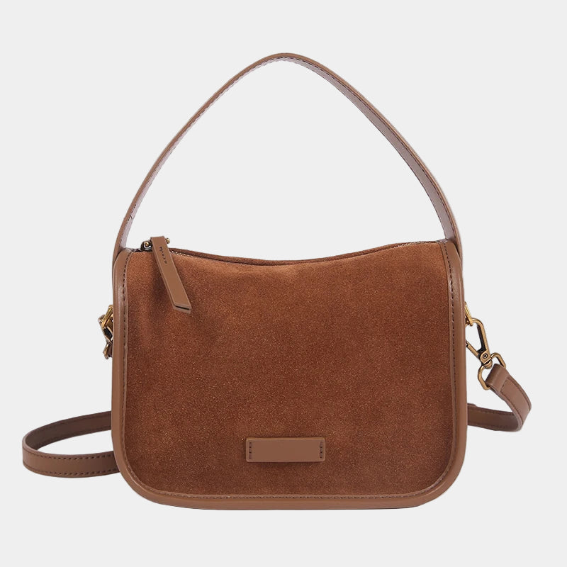 Sac à Main Femme en Cuir Rétro Daim - Sac Bandoulière Élégant et Pratique 7