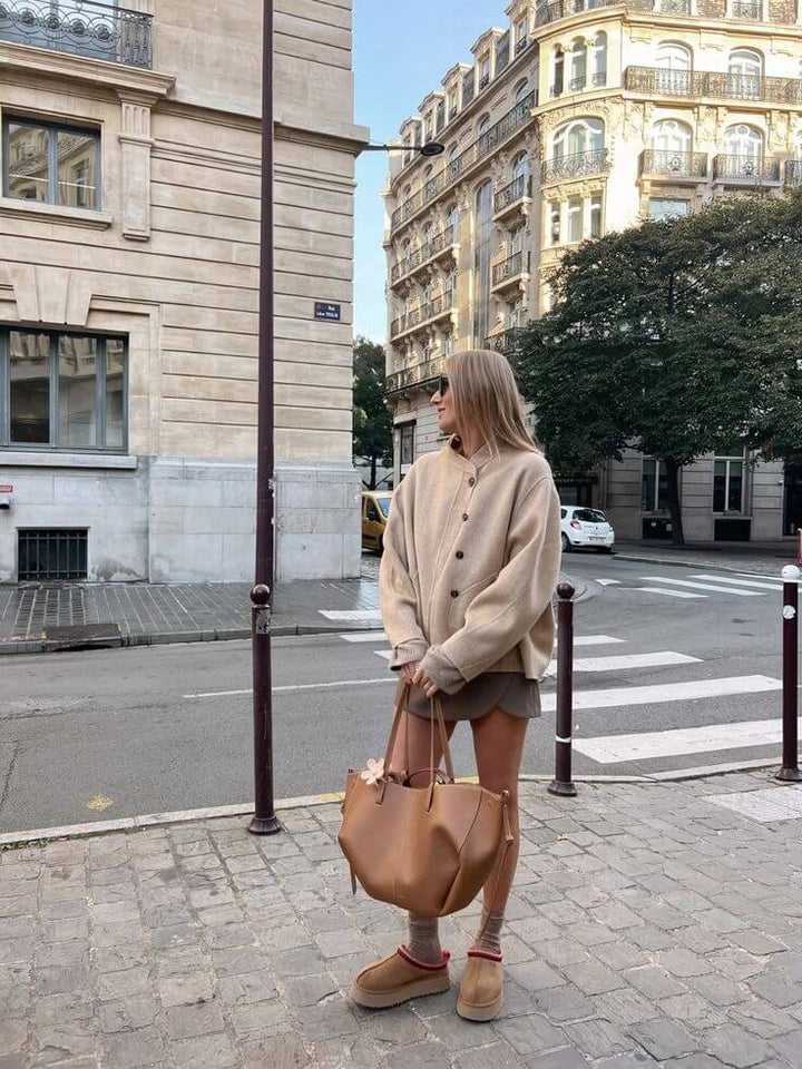 Sac cabas élégant en cuir de grande capacité 6