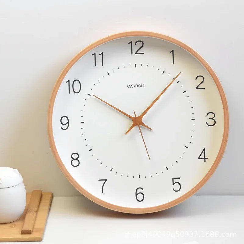 ScandiTime | Horloge murale scandinave élégante 0