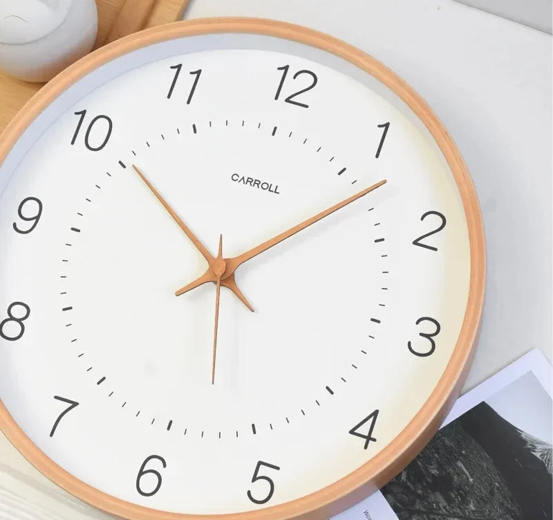 ScandiTime | Horloge murale scandinave élégante 1