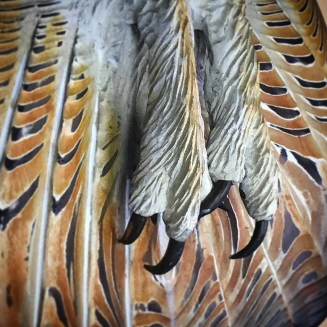 Sculpture Murale Chouettes de Grange Fait Main – Décoration Naturelle en Bois 6
