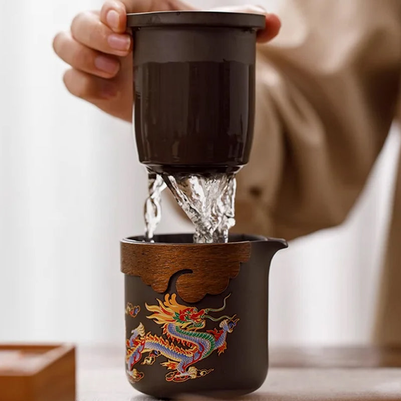 Service à Thé en Céramique avec Changement de Couleur – Tasses Magiques et Designs Uniques pour Moments de Détente 2