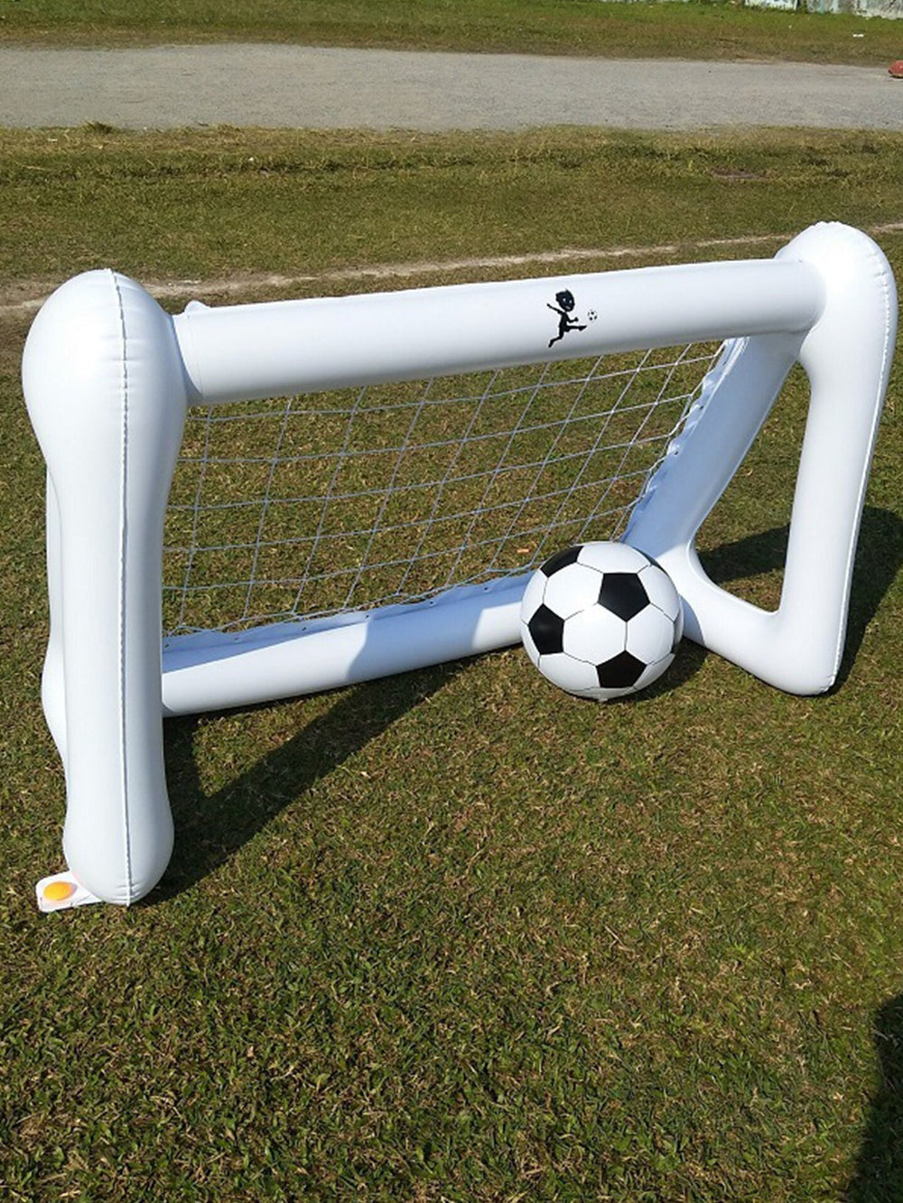 Set de Football Gonflable pour Enfants avec But 80 cm et Ballon Souple – Idéal pour Jardin et Activités Extérieures 1