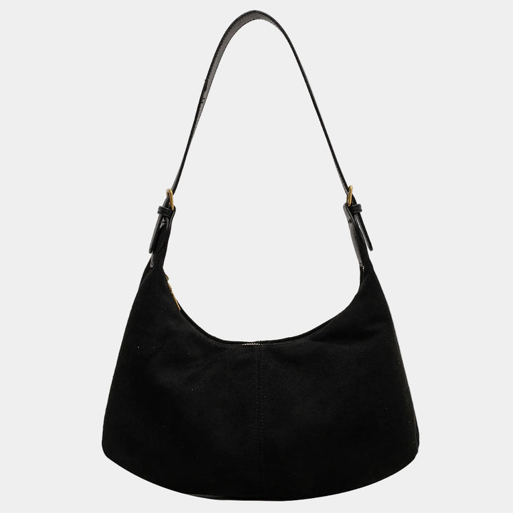 Elegant Moon – Half-Moon Bag in Luxury Suede