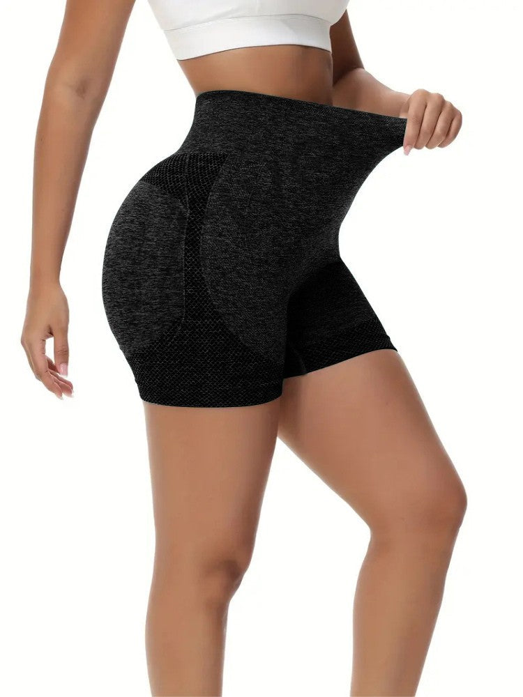 Short de sport push-up taille haute sans coutures pour femme - Short respirant pour la course et la salle de sport 1