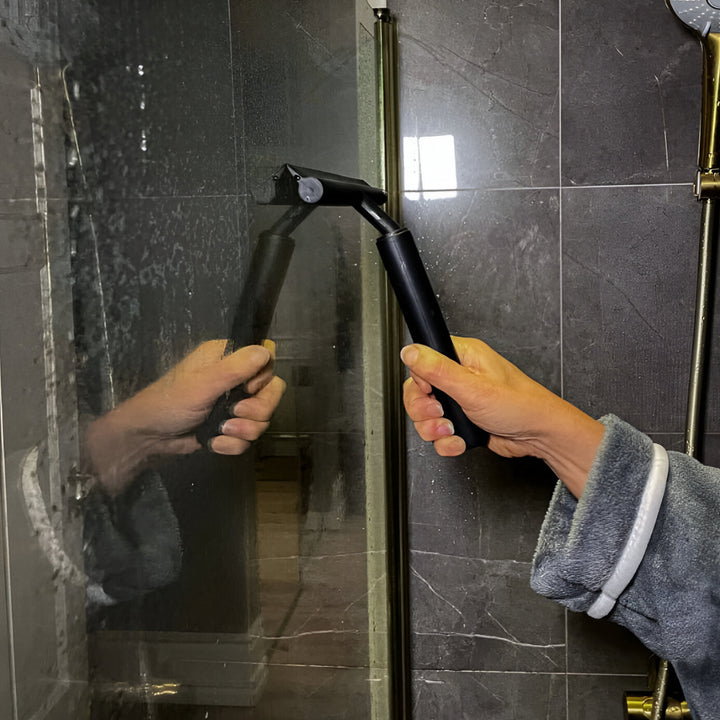 Raschietto per doccia telescopico in silicone e acciaio inox strumento per la pulizia