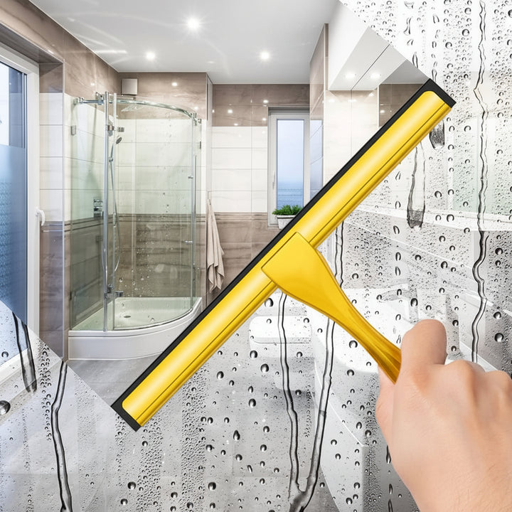 Shower Squeegee Stainless Steel Window Cleaner Streak Free Glass