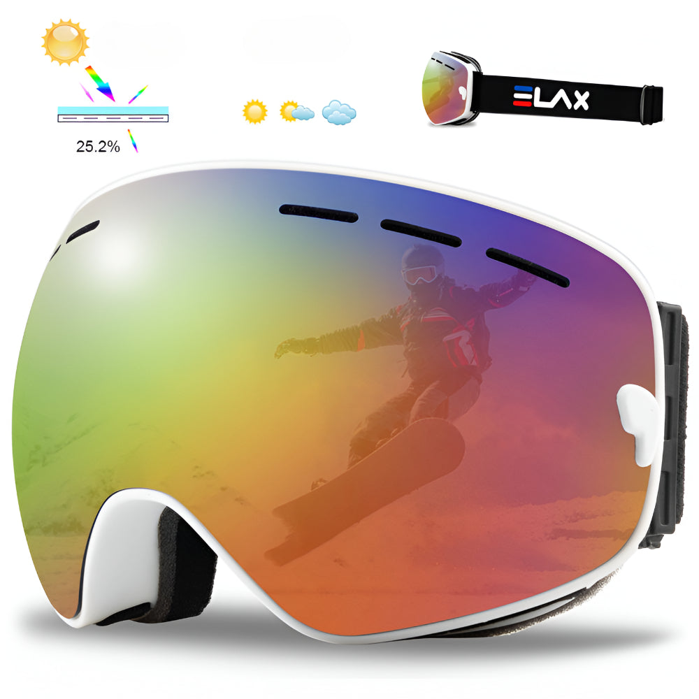 Ski Goggles Interchangeable Lenses UV400 Protection OTG