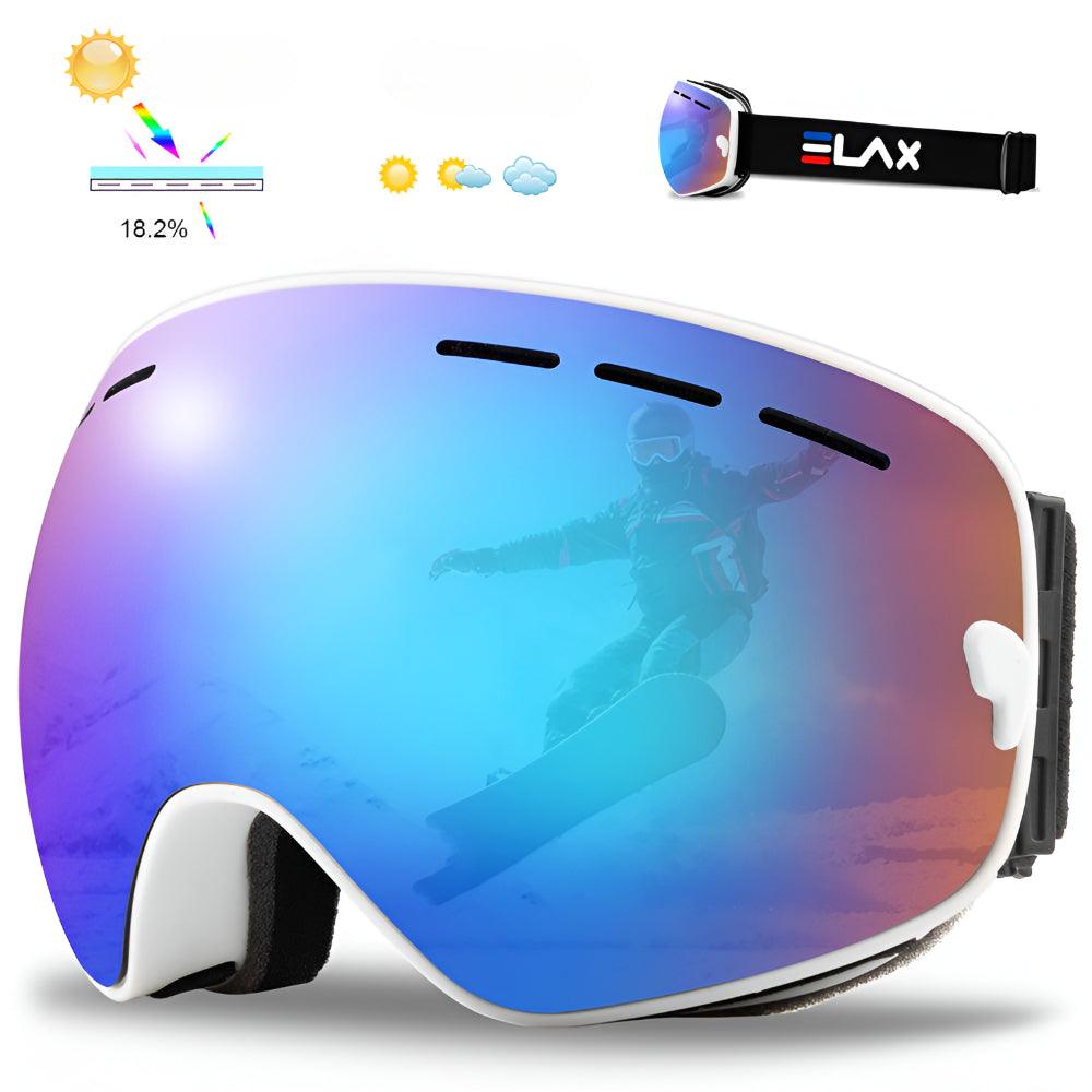 Ski Goggles Interchangeable Lenses UV400 Protection OTG