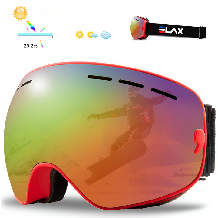 Ski Goggles Interchangeable Lenses UV400 Protection OTG
