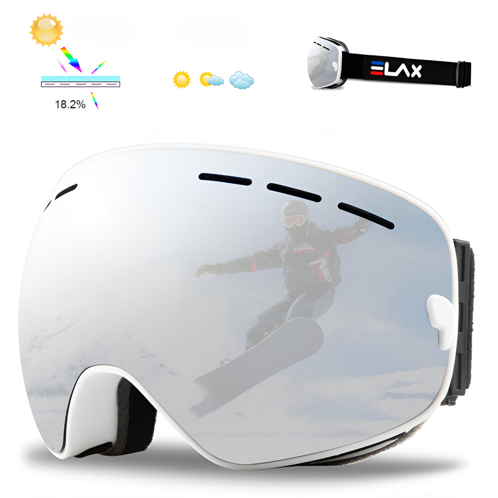 Ski Goggles Interchangeable Lenses UV400 Protection OTG