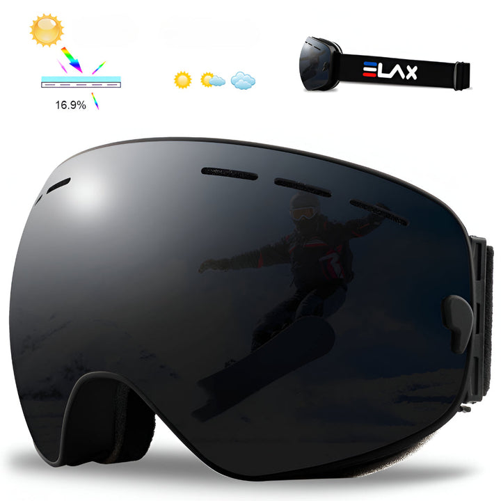 Ski Goggles Interchangeable Lenses UV400 Protection OTG
