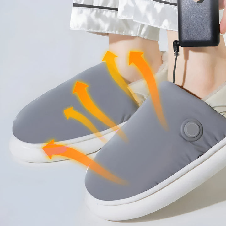Slippers Heated Indoor Foot Warmth Footwear