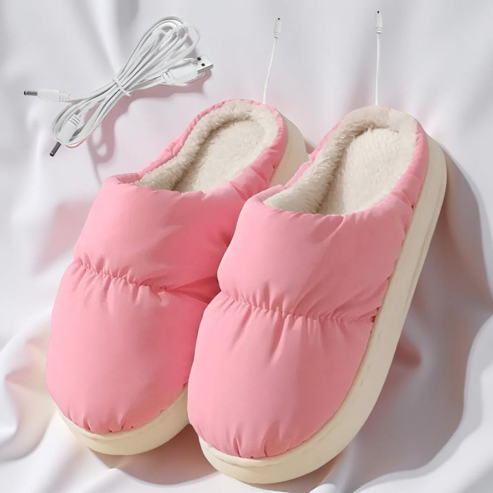 Slippers Heated Indoor Foot Warmth Footwear