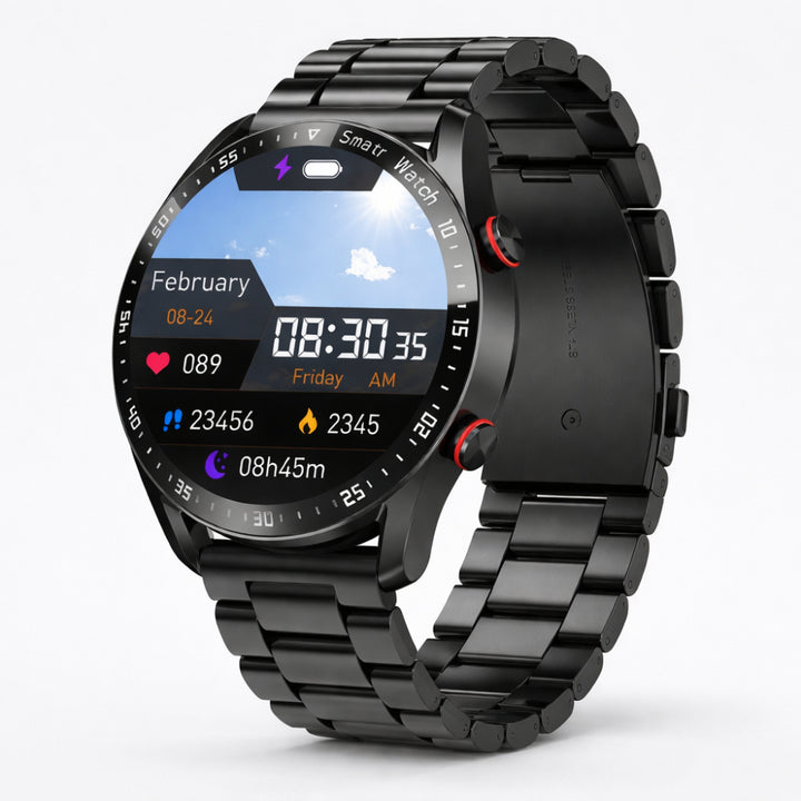 Smart Watch Touchscreen Bluetooth Waterproof Fitness Wristwatch