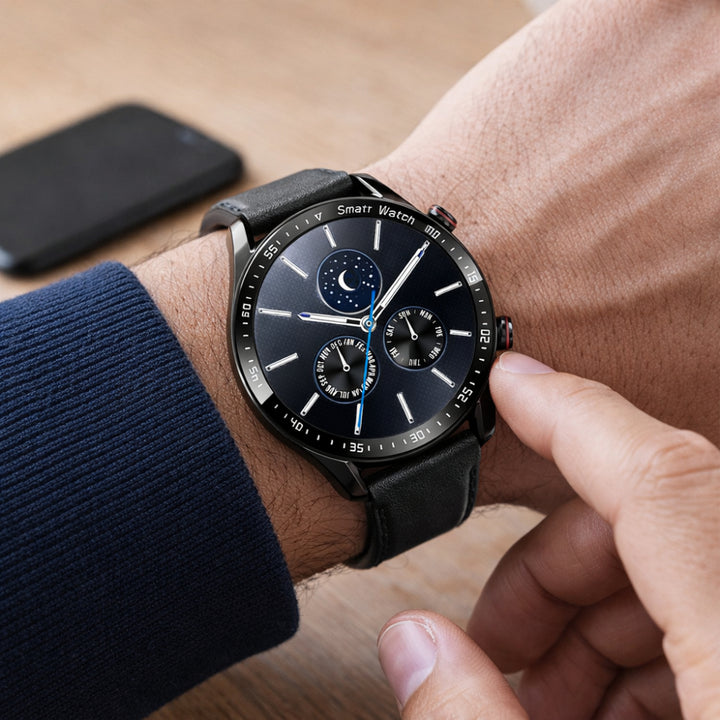 Smart Watch Touchscreen Bluetooth Waterproof Fitness Wristwatch