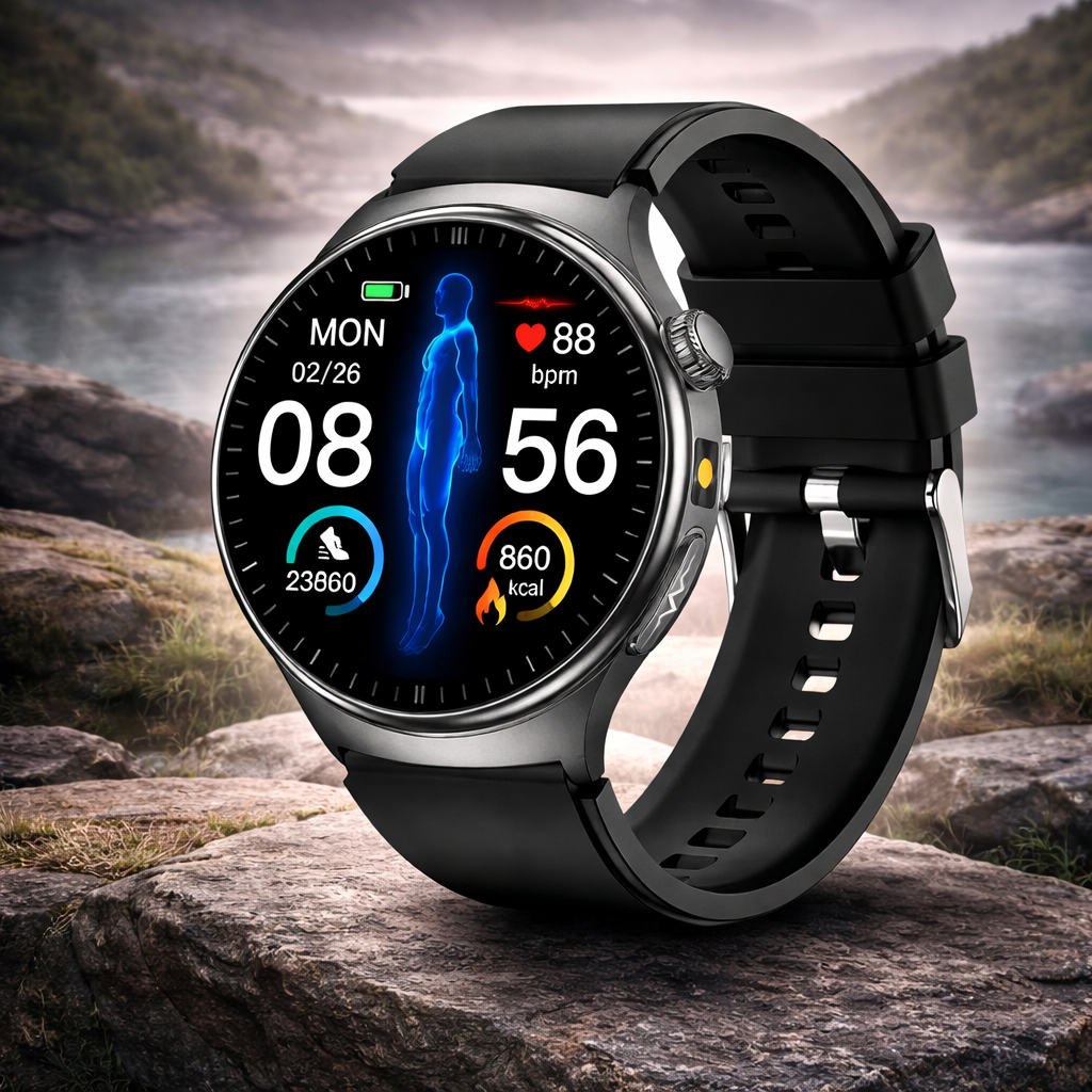Smart Watch Fitness Tracker Oxygen Monitor