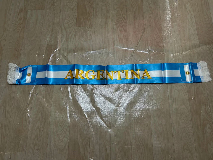 Soccer Scarf Argentina Flag World Cup Fan Double Sided