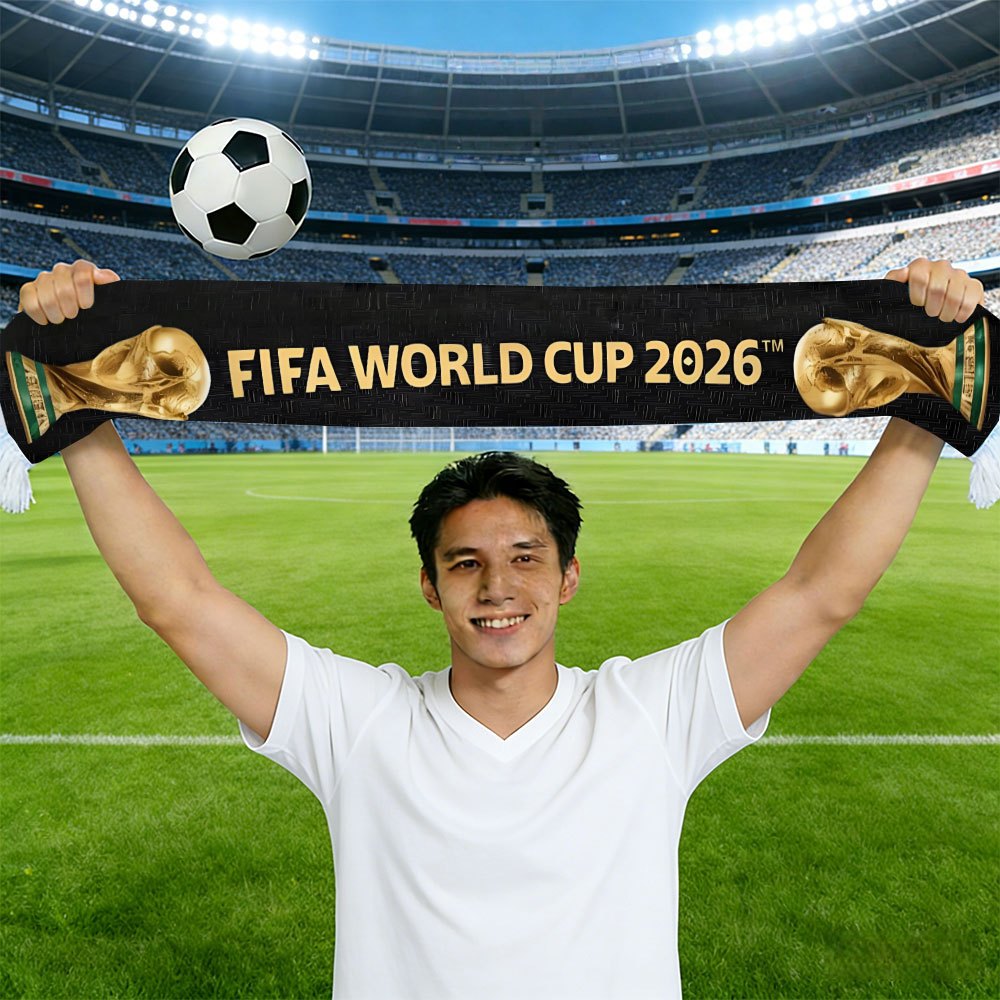 Fotbalová šála Mistrovství světa 2026 Fanouškovský doplněk na zápas