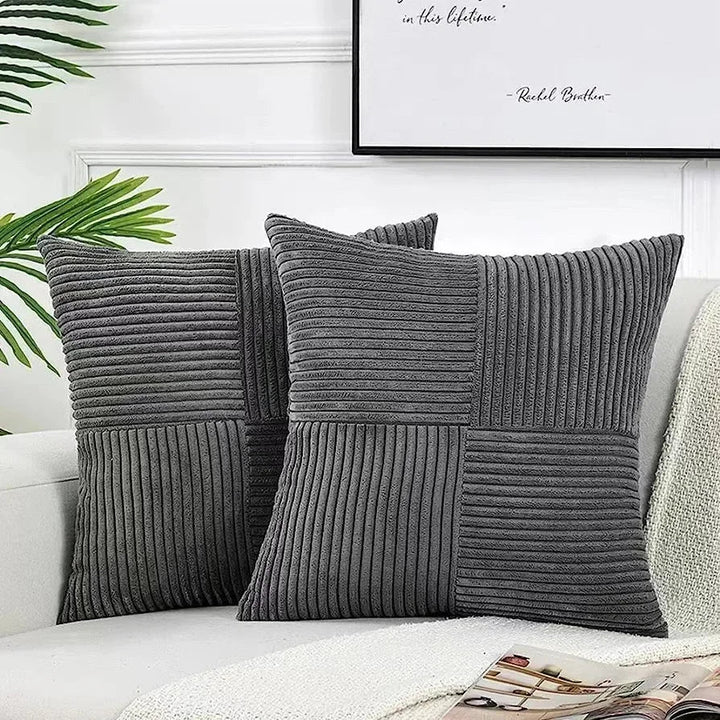 SoftRib - Housses de coussin de luxe - Confortables, élégantes et ultra douces 0