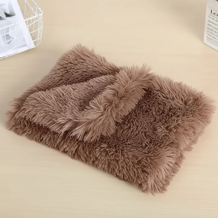 Pet Blanket Dogs and Cats Soft Fluffy Plush Comfort Throw