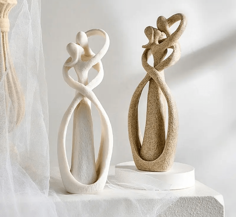 Souhait d'âme – Décoration d'amour abstraite – Cadeau fait main plein de chaleur et d'émotion 0