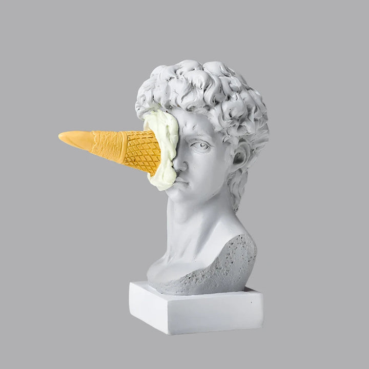 Statuette Décorative en Résine David – Sculpture Moderne pour Décoration Intérieure, 13,5 cm x 16 cm 7