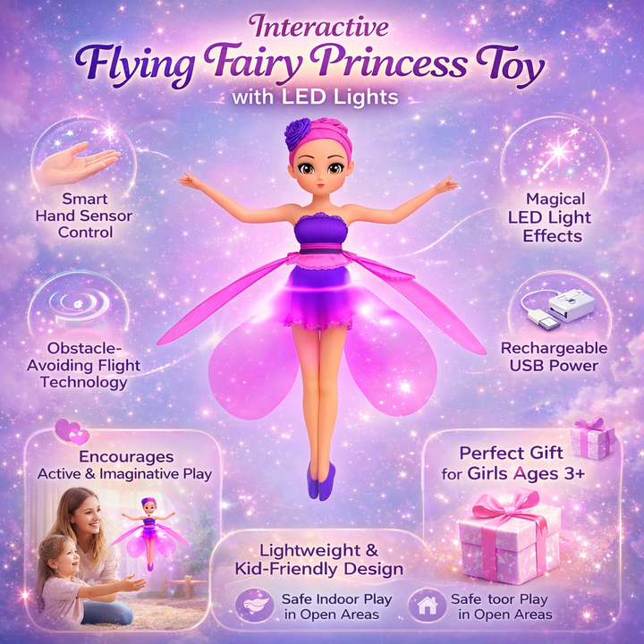 Flying Toy LED Hand Sensor Fairy Kids