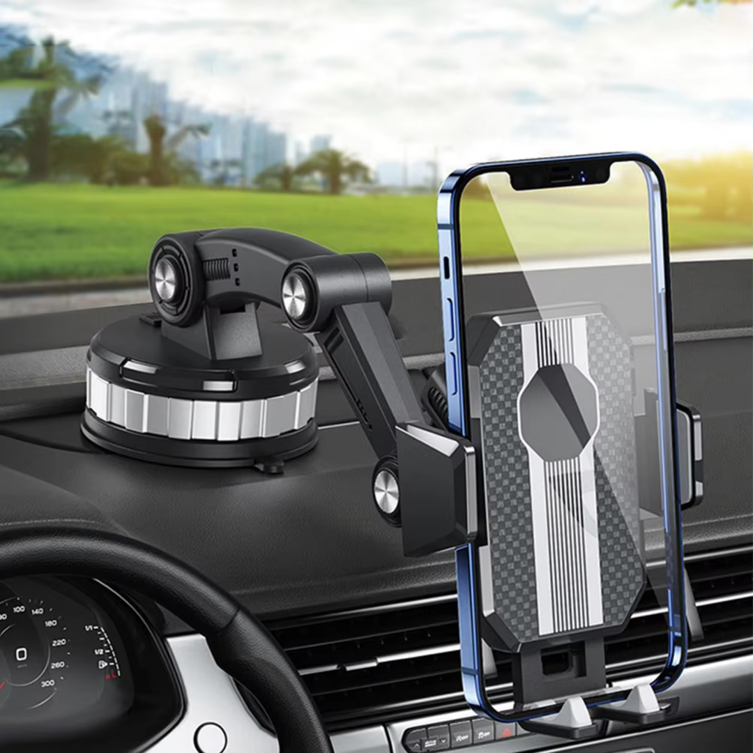 Support de Téléphone de Voiture avec Ventouse Puissante et Rotation à 360° – Prise en Main Facile 0