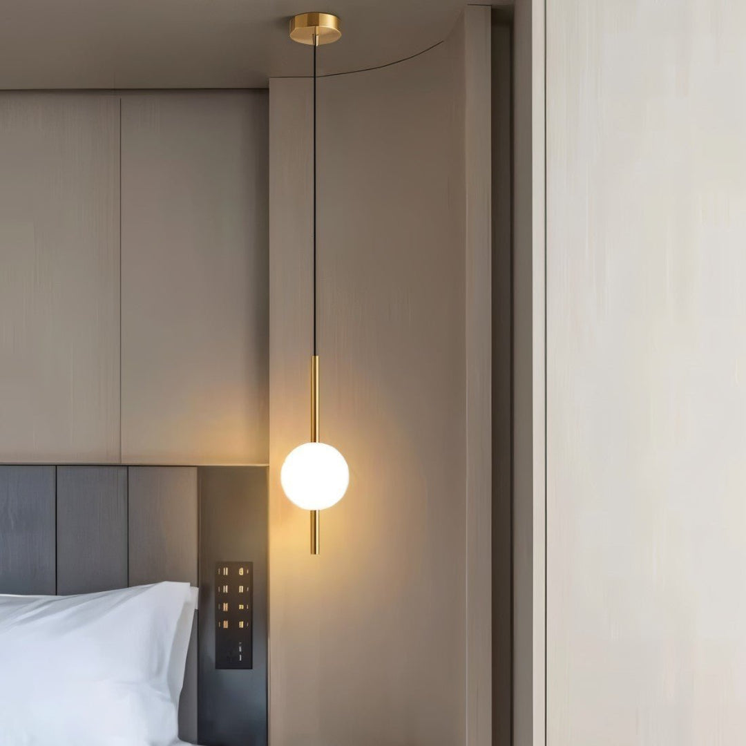 Suspension Scandinave en Verre et Métal – Éclairage Énergétiquement Efficace pour Intérieur Moderne 2