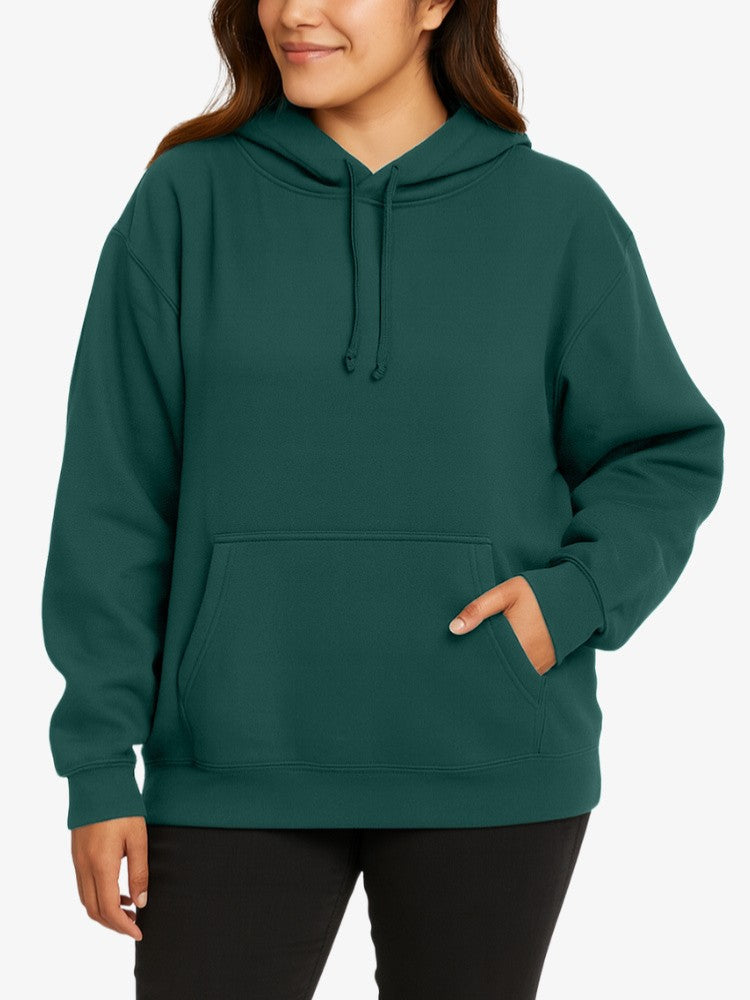 Sweat à capuche premium pour femme - Pull confortable en polyester, coupe sportive, doublure chaude et douce, poche kangourou 10